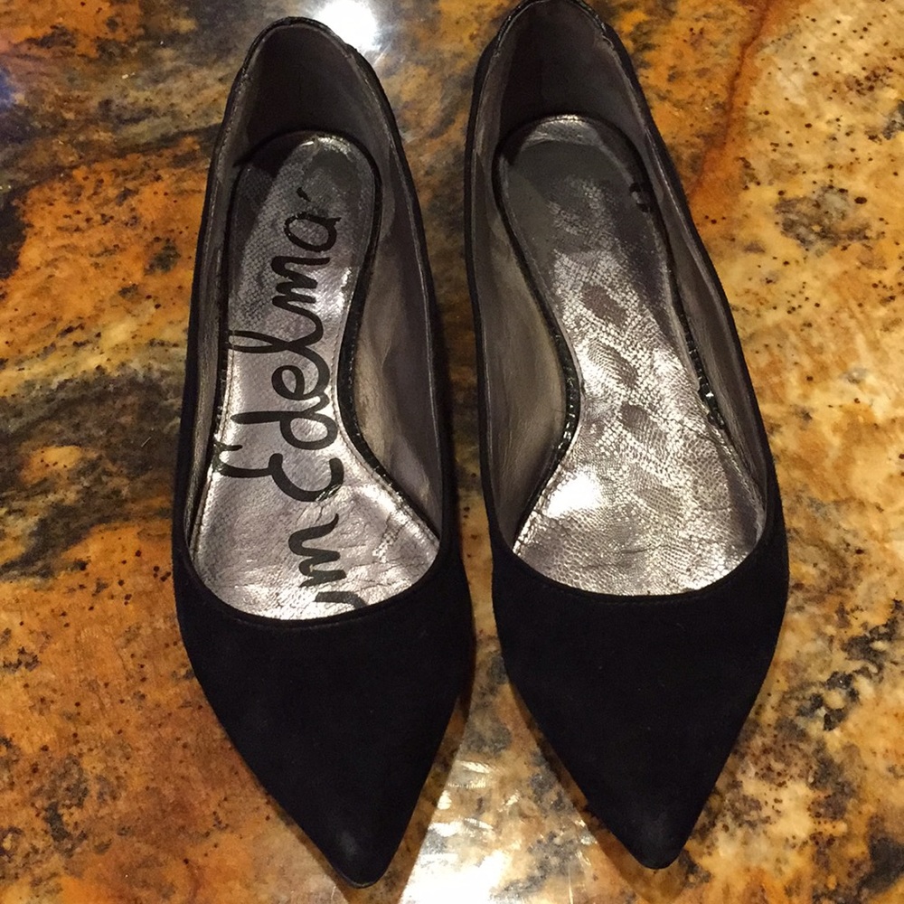 Sam Edelman Colleen black suede cowhide/snakeskin